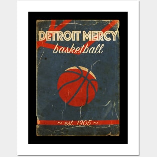 COVER SPORT - DETROIT MERCY BASKETBALL EST 1905 Posters and Art